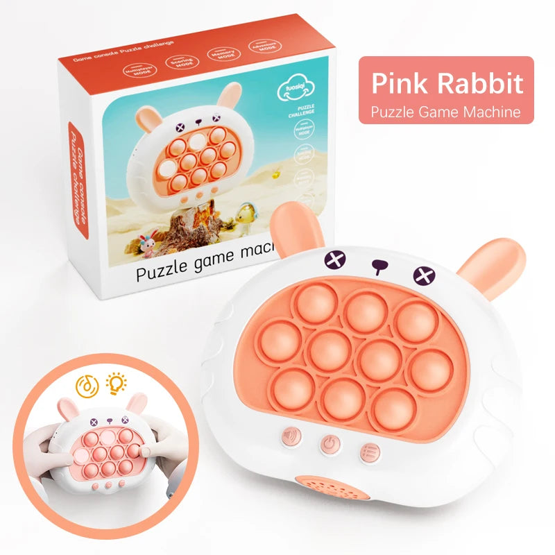 Quick Push Game Machine Silicone Press Toy Boys and Girls Children's Party Toy Electronic Sound Toy Fingertip Ground Mouse Toy