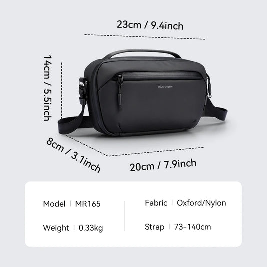 Mark Ryden Men's Crossbody Waterproof Multifunctional Tech Pouch Organizer Case Portable Storage Bag Gadget Bag for Travel