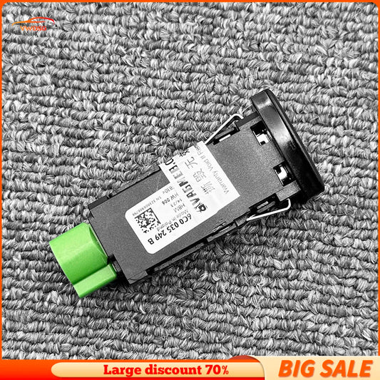 USB socket AUX IN socket for VW Golf convertible Polo/Derby/Vento IND Sharan Multivan Scirocco Alhambra 6C0 035 249 B 6C0035249B