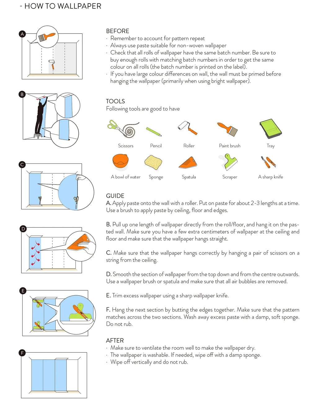Retro Wavy Lines Regular Wallpaper in Blue, Brown and Beige, Bold Stripes Wall Cover, Funky Temporary Accent Traditional Paper