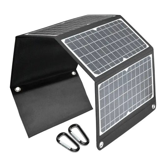 30W Portable Solar Charger for Hiking and Camping