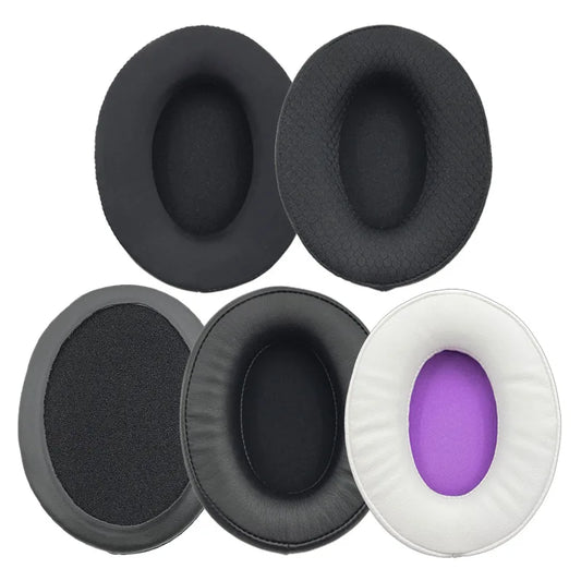 Replacement Soft Foam Ice Gel Earpads Protein Net for Kingston HyperX Cloud Mix Flight Alpha S Headphones Pad 12.24