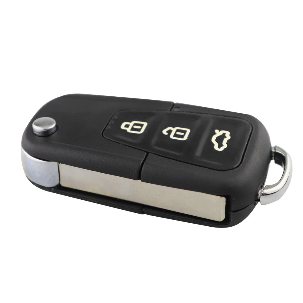 YIQIXIN 3 Buttons Flip Folding Car Key Shell For Lifan X60 X50 Replacement Remote Key Fob Case Cover With Uncut Blade
