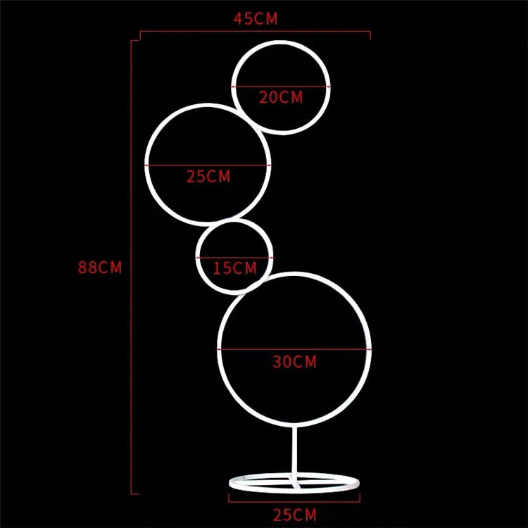 T04184 Luxury Wedding Decoration Metal Frame Trumpet Candle Tall Vase Center Piece Flower Tables Centerpieces Stand for Wedding