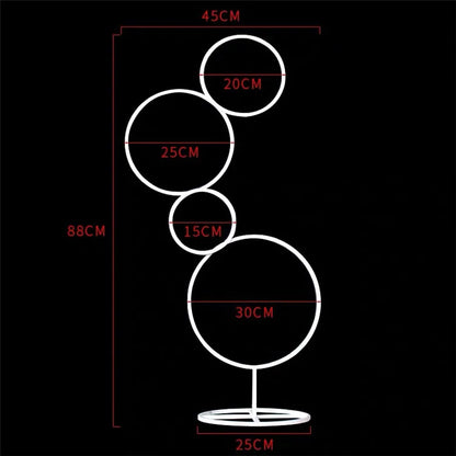 T04184 Luxury Wedding Decoration Metal Frame Trumpet Candle Tall Vase Center Piece Flower Tables Centerpieces Stand for Wedding