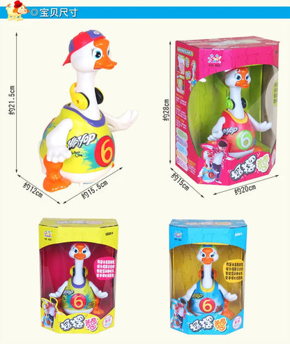 Robot Duck toy Interactive Dancing Duck Electronic Singing Cute Pet Toys Walk With LED For Children Birthday Gifts