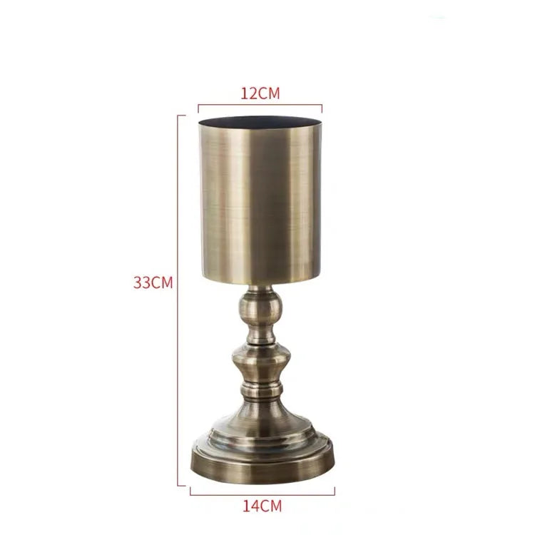 T04184 Luxury Wedding Decoration Metal Frame Trumpet Candle Tall Vase Center Piece Flower Tables Centerpieces Stand for Wedding