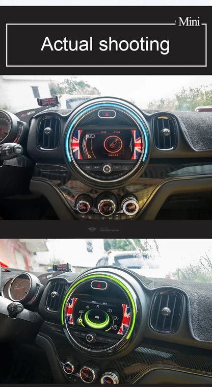 Car LCD 6.5 inches Decoration Sticker Interior Styling Accessories For MINI One Cooper Clubman F54 F55 F56 F57 F60 Countryman