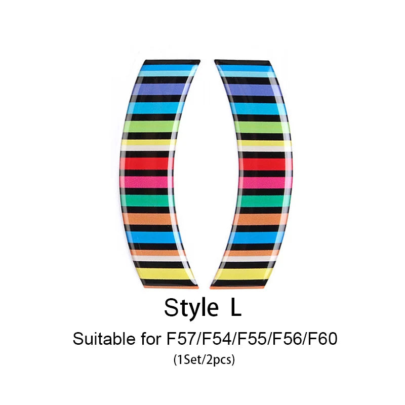 Car LCD 6.5 inches Decoration Sticker Interior Styling Accessories For MINI One Cooper Clubman F54 F55 F56 F57 F60 Countryman