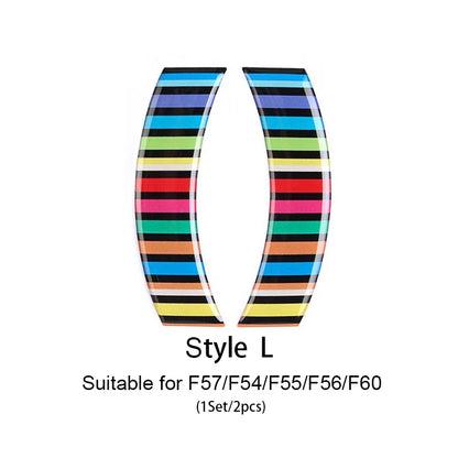 Car LCD 6.5 inches Decoration Sticker Interior Styling Accessories For MINI One Cooper Clubman F54 F55 F56 F57 F60 Countryman