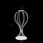 T04184 Luxury Wedding Decoration Metal Frame Trumpet Candle Tall Vase Center Piece Flower Tables Centerpieces Stand for Wedding