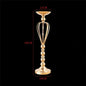 T04184 Luxury Wedding Decoration Metal Frame Trumpet Candle Tall Vase Center Piece Flower Tables Centerpieces Stand for Wedding