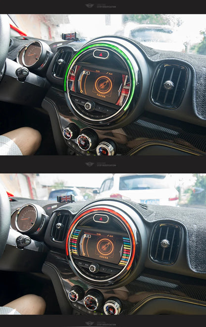 Car LCD 6.5 inches Decoration Sticker Interior Styling Accessories For MINI One Cooper Clubman F54 F55 F56 F57 F60 Countryman