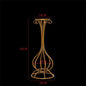 T04184 Luxury Wedding Decoration Metal Frame Trumpet Candle Tall Vase Center Piece Flower Tables Centerpieces Stand for Wedding