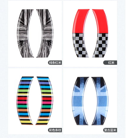 Car LCD 6.5 inches Decoration Sticker Interior Styling Accessories For MINI One Cooper Clubman F54 F55 F56 F57 F60 Countryman