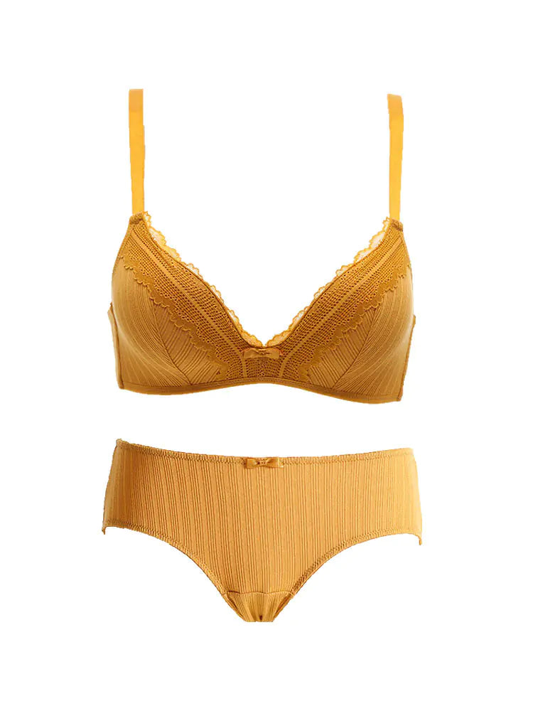 Guerlain New Sexy Comfortable Wireless Bra Set (Bra + Panty)