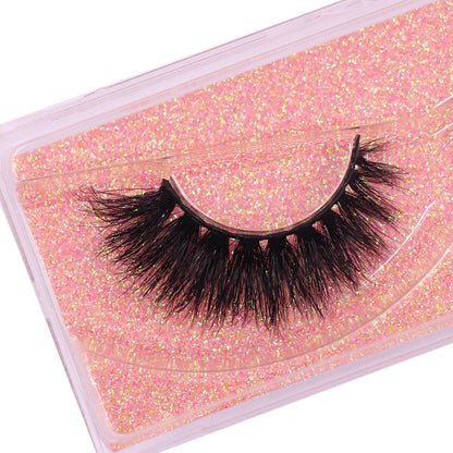LEHUAMAO Eyelashes 3D Mink Lashes Criss-cross Strands Cruelty Free High Volume Mink Lashes Soft Dramatic Eye lashes Makeup D101