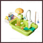 Kids Kitchen Sink Dishwasher Play Set Toys Water Running Pretend Food Fishing Toys Role Play Kids Birthday Gifts Imaginative Fun