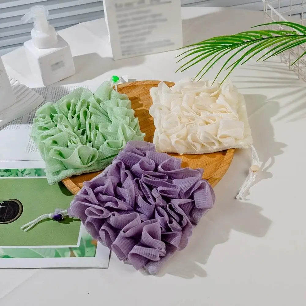 Two In One Bath Ball Body Sponge With Soap Pouch Soap Flower Ball Foam Rich Multifunctional Bathroom Accessories For Skin Care