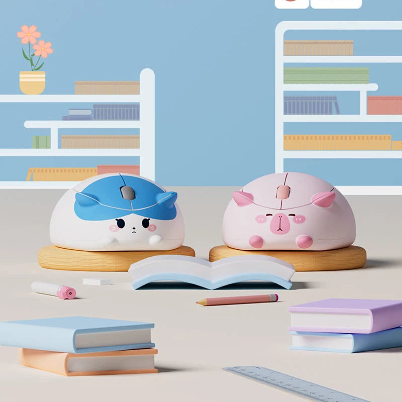 Cute Cat 2.4G Wireless Bluetooth Tri-mode Mouse Creative kitten Mause Ergonomic USB 1200 DPI Mice For PC Laptop Kid Friend Gifts