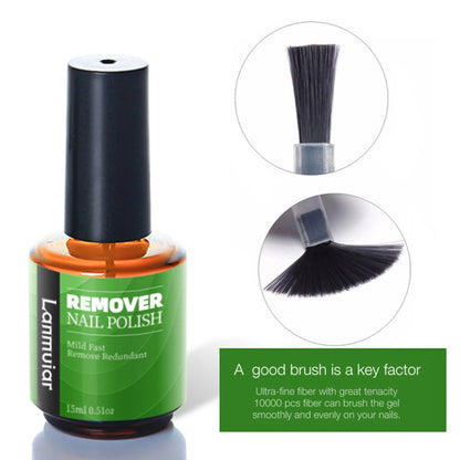 15ml Burst Gel Remover Soak Off UV Gel Nail Polish Acrylic Non-acetone Clean Degreaser Cleaner Nail Art Lacquer Remove