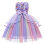 Elegant Children Princess Dress For Girls Birthday Evening Party Flower Girls Wedding Dress UP Kids Carnival Costume Vestidos