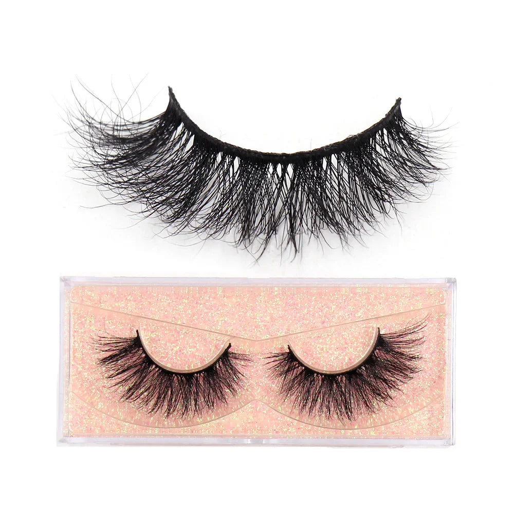 LEHUAMAO Eyelashes 3D Mink Lashes Criss-cross Strands Cruelty Free High Volume Mink Lashes Soft Dramatic Eye lashes Makeup D101