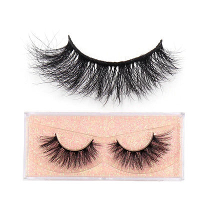 LEHUAMAO Eyelashes 3D Mink Lashes Criss-cross Strands Cruelty Free High Volume Mink Lashes Soft Dramatic Eye lashes Makeup D101