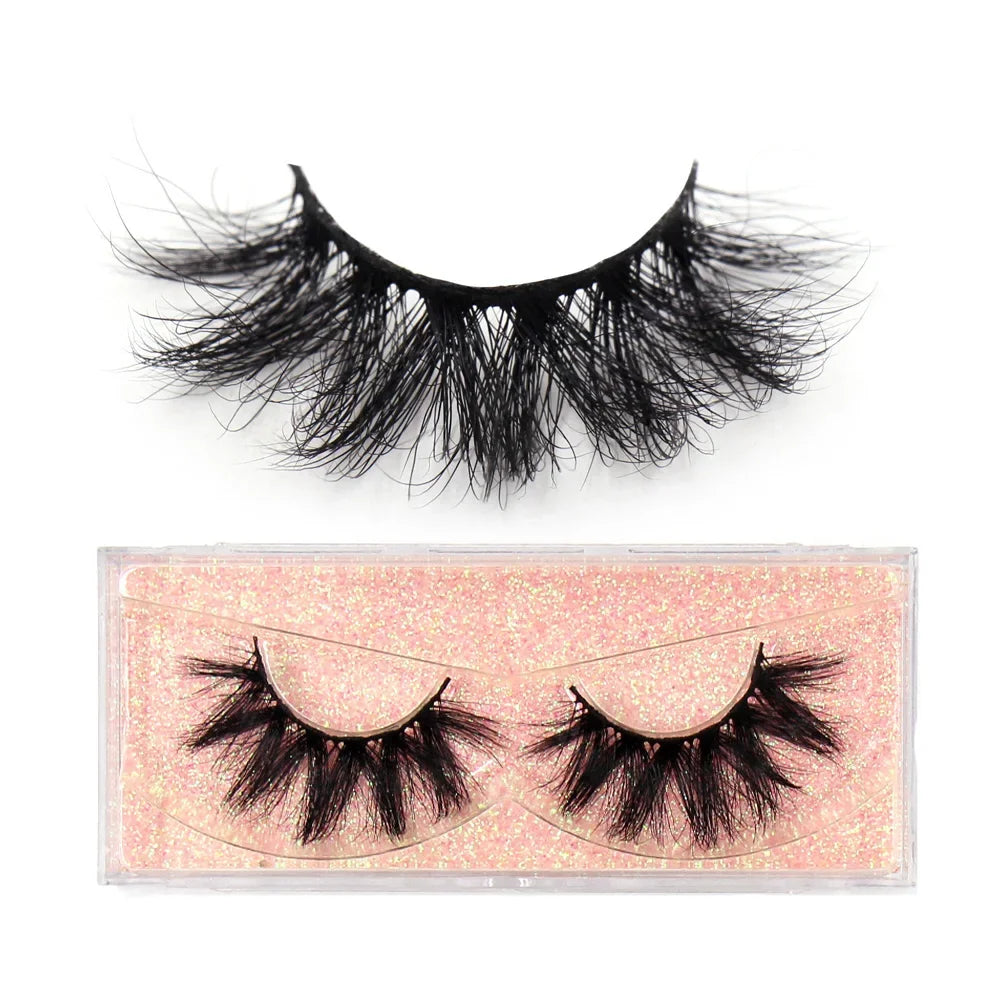 LEHUAMAO Eyelashes 3D Mink Lashes Criss-cross Strands Cruelty Free High Volume Mink Lashes Soft Dramatic Eye lashes Makeup D101