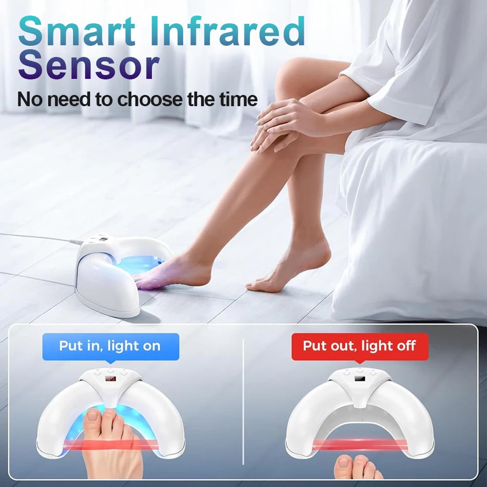 Nail Fungus Laser Device for Multiple Toenail 905nm470nm 7Minutes Painless Removes Ingrown Toenail Calcium Nail Fungus Treatment