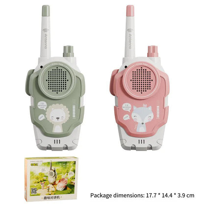Children's Mini Walkie-Talkie Toys (2-Pack)  Wireless Communication for Parent Child Interaction Grip Ability Development