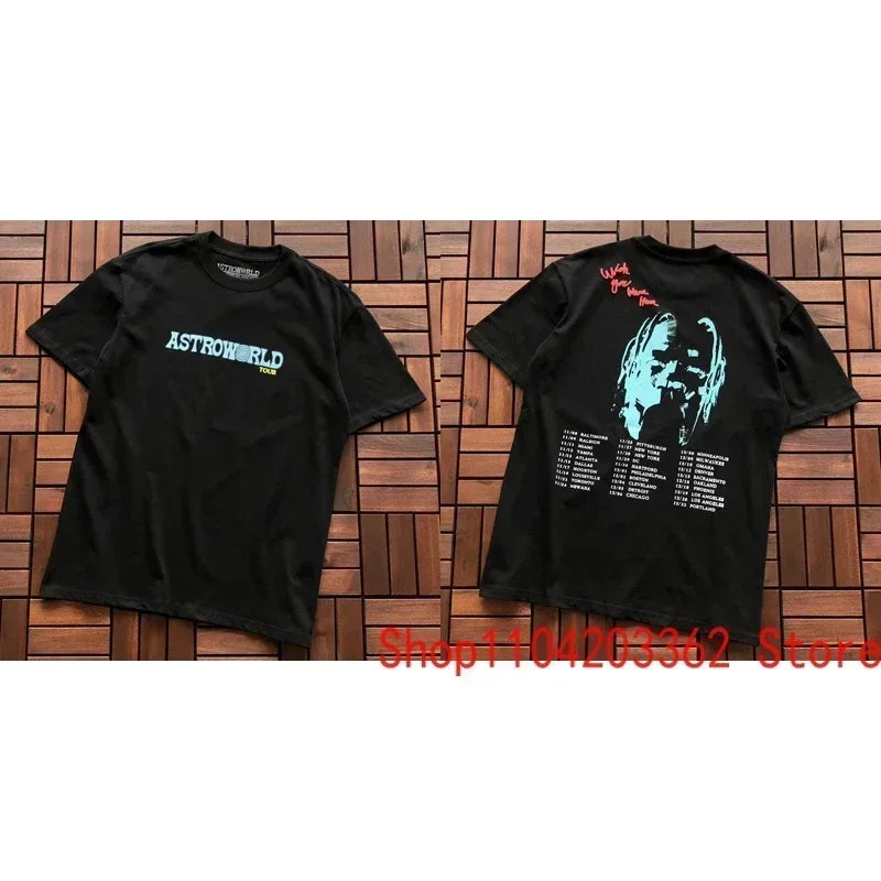 Real Photo CACTUS JACK T-shirt Vintage Grey-green Back Letter Logo Foaming Print Short Sleeve Men Women Cactus Jack Tops Tee