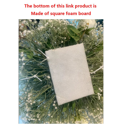 Customized hydrangea Rose Aritificial Flower Ball Road Leading White Silk Flower Ball Wedding Decoration Table Centrepiece decor