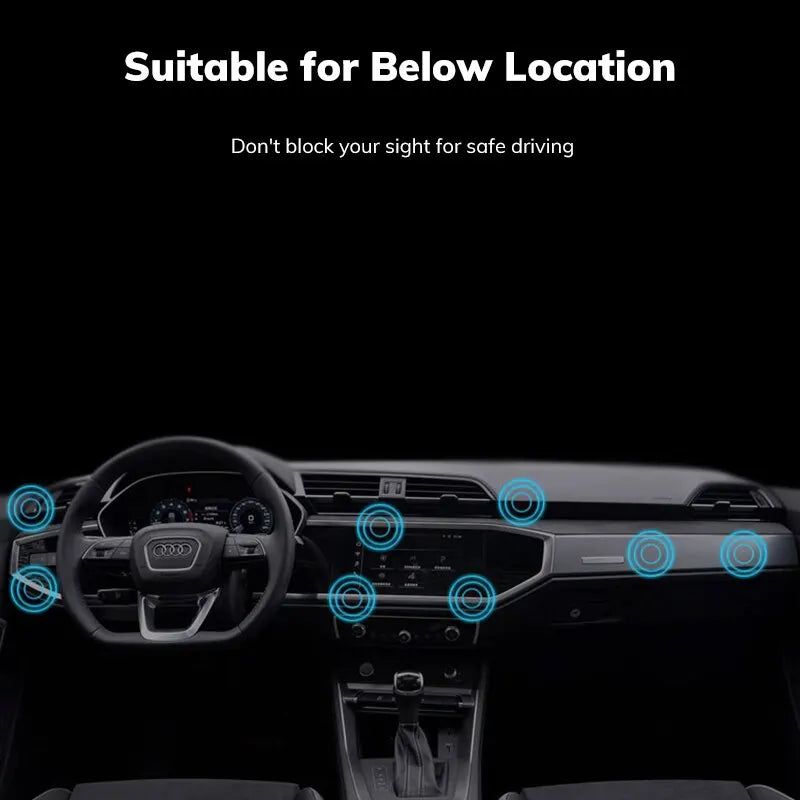 TOPK Metal Magnetic Car Phone Holder Universal Strip Shape Mobile Phone Stand Strong Magnet GPS Support Car Mount For iPhone 14