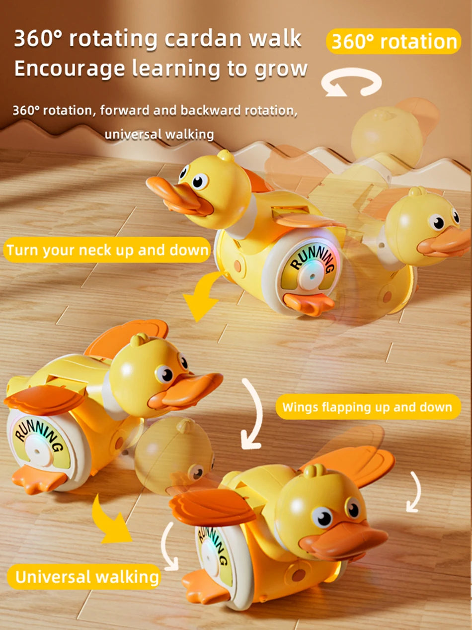 Kid Electronic Pet Toys Dancing Duck&Octopus Musical Penguin Baby Crawling Toys Toddler interactive Toys Tummy Time Gifts