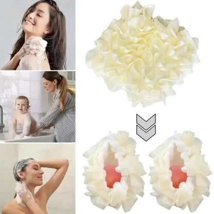 Two In One Bath Ball Body Sponge With Soap Pouch Soap Flower Ball Foam Rich Multifunctional Bathroom Accessories For Skin Care