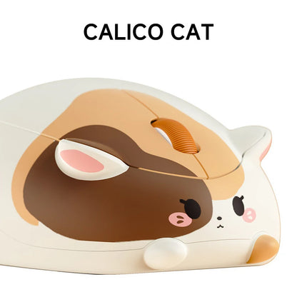Cute Cat 2.4G Wireless Bluetooth Tri-mode Mouse Creative kitten Mause Ergonomic USB 1200 DPI Mice For PC Laptop Kid Friend Gifts
