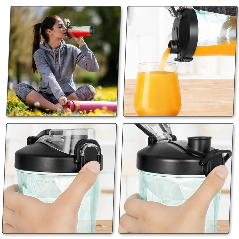 Portable Blender Personal Juicer - Kitchen 20oz USB Rechargeable 4000mAh Large Battery With 6 Blades for Smoothies Shakes Baby