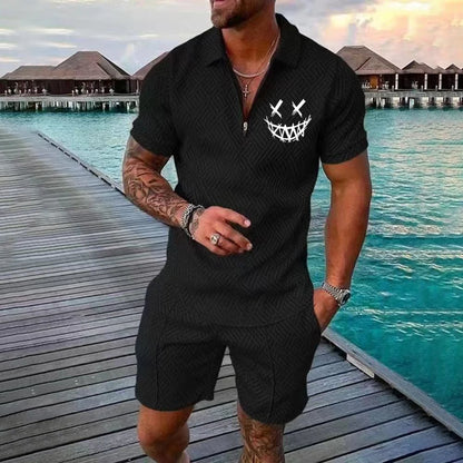 Men's Casual set, Hawaiian-style Fashionable shirt, Outdoor Beach vest, 2025 Summer Fashionable Casual Quality Set Essentials