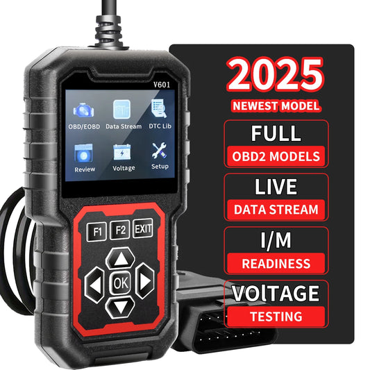 Professional Obd2 Scanner, a Car Fault Code Reader Diagnostic Tool That Has Supported the Obd Ii Protocol since 1996, Supports Reading and Clearing Fault Codes, Battery Testing, No Battery Power Required, USB Powered