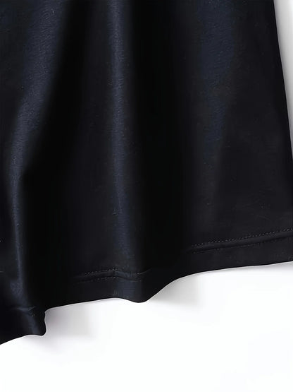 Summer women's MTV leopard print letter graphic print fashionable casual sports loose round neck short sleeved T-shirt top