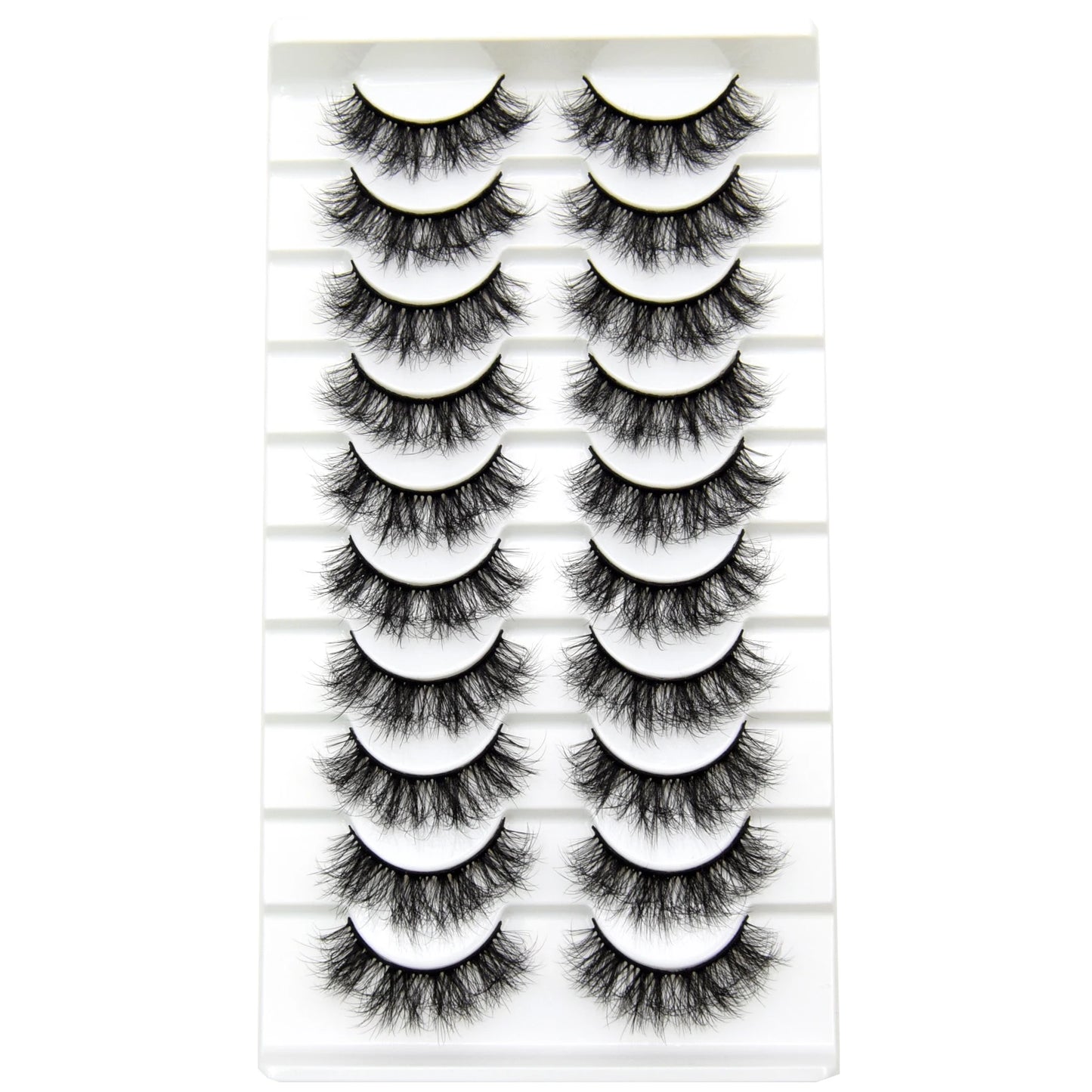 10 Pairs/Lot Visofree Half Lashes Wispy Natural Mink Half False Eyelashes Vegan Fake Eyelash Fluttery Half Lash Extension Makeup