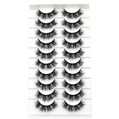 10 Pairs/Lot Visofree Half Lashes Wispy Natural Mink Half False Eyelashes Vegan Fake Eyelash Fluttery Half Lash Extension Makeup