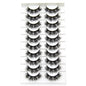 10 Pairs/Lot Visofree Half Lashes Wispy Natural Mink Half False Eyelashes Vegan Fake Eyelash Fluttery Half Lash Extension Makeup