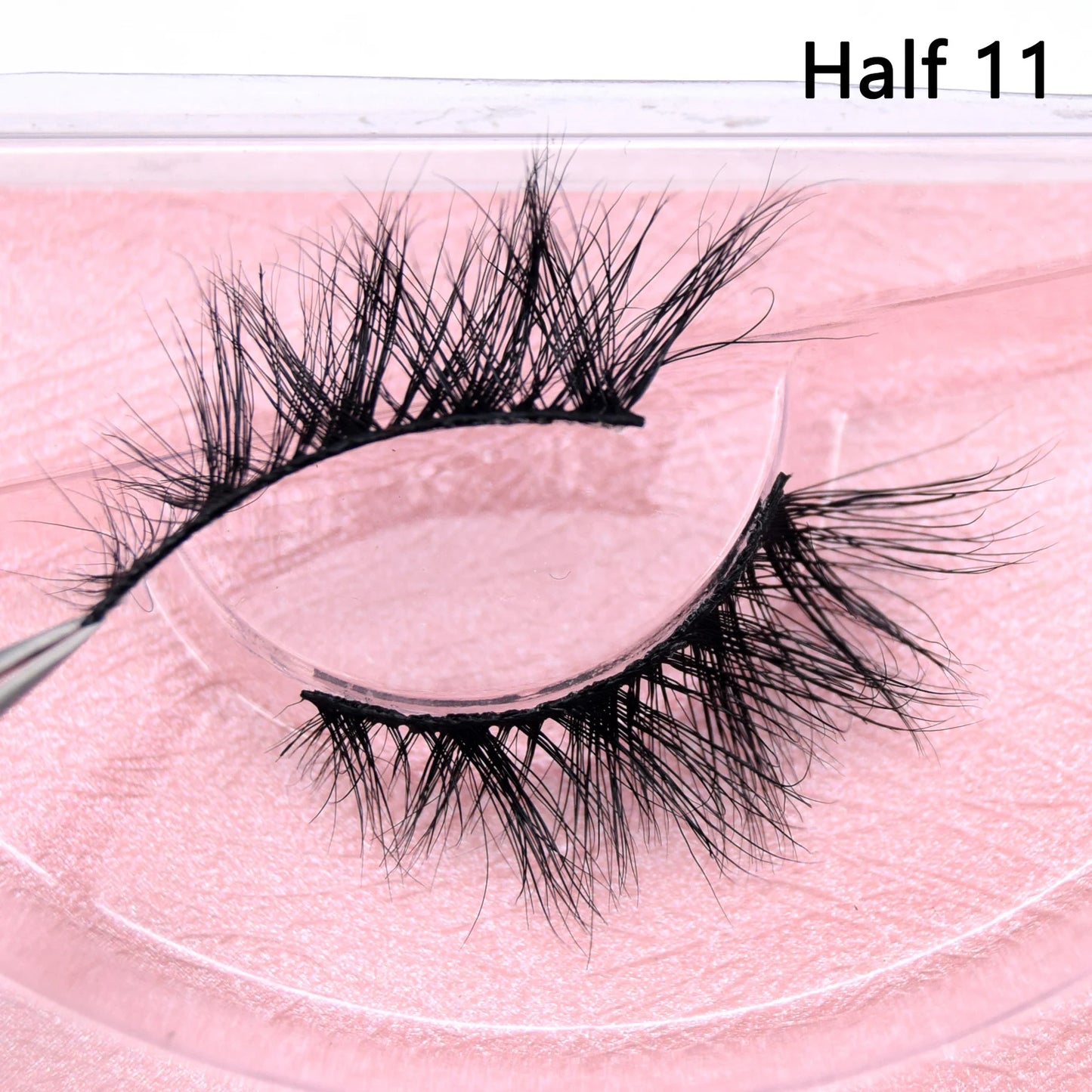 10 Pairs/Lot Visofree Half Lashes Wispy Natural Mink Half False Eyelashes Vegan Fake Eyelash Fluttery Half Lash Extension Makeup
