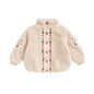 Kids Sweaters 2025 Winter Autumn LM Embroidery Girls Princess Dress Fashion Handmade Cardigan Knit Outwear Coat Clothing