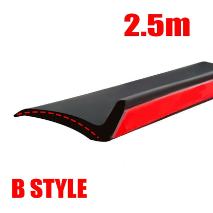 Universal Rainproof Strip For Car Door Side Window Seal Adhesive Rubber Weather Guard Trim For Car Sealing Sticker Accessories