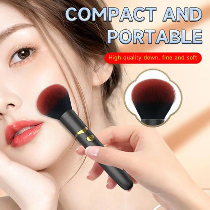 Electric Makeup Brush For Concealer Powder Or Blush, 10 Gears Vibration Rechargeable Foundation Brush For Blending, Contouring