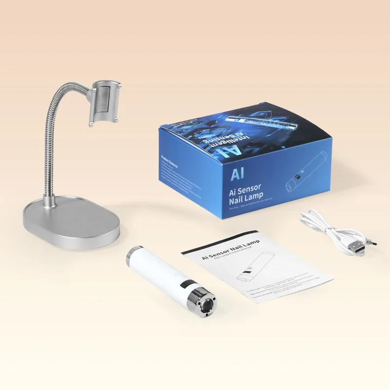 Cabine UV LED Portátil para Unhas - Sensor Inteligente