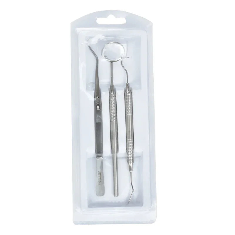 Dental Oral Cleaning Kit Scraper Mirror Scaler Set Plaque Remover Stainless Steel Care High Temperature Dentist Oral Care Tools